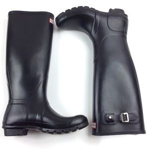 Hunter Wellies Original tall black boots